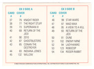 Checklist 3 (Trading Card) Starlog Science Fiction Universe - 1999 World Class Marketing # CK 3 - Mint