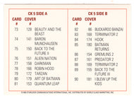 Checklist 5 (Trading Card) Starlog Science Fiction Universe - 1999 World Class Marketing # CK 5 - Mint