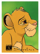 Simba (Trading Card) The Lion King - 1995 Panini # 4 - Mint