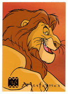 Mufasa (Trading Card) The Lion King - 1995 Panini # 16 - Mint