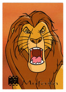 Mufasa (Trading Card) The Lion King - 1995 Panini # 17 - Mint