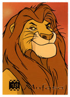 Mufasa (Trading Card) The Lion King - 1995 Panini # 18 - Mint