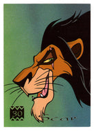 Scar (Trading Card) The Lion King - 1995 Panini # 30 - Mint