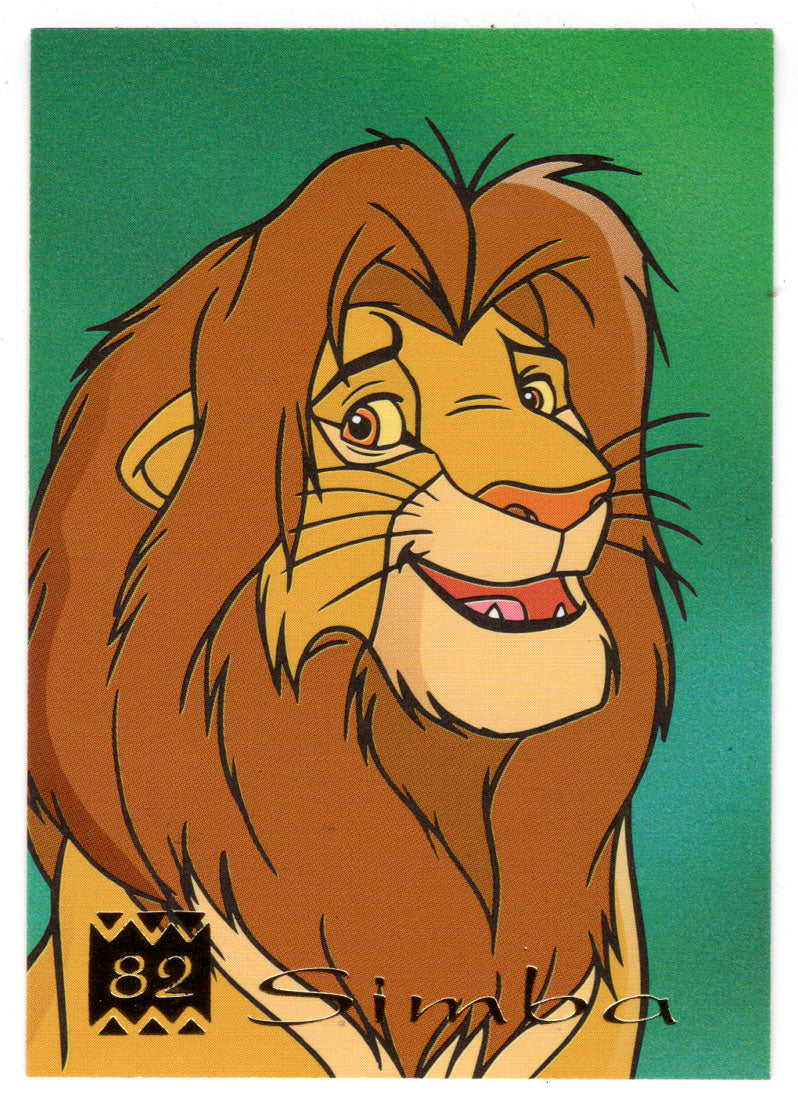 Simba (Trading Card) The Lion King - 1995 Panini # 82 - Mint