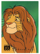 Simba (Trading Card) The Lion King - 1995 Panini # 84 - Mint