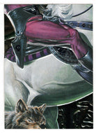 There are Even Phantoms (Trading Card) The Phantom - 1996 Inkworks - Embossed Joe Jusko Puzzle Cards # P-5 - Mint