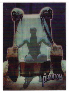 The Last Hope of Justice... for 400 Years (Trading Card) The Phantom - 1996 Inkworks - Ghost-Who-Walks Lenticularworks # L-1 - Mint