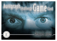 Autograph Challenge Game 'E' (Trading Card) Twilight Zone - The Next Dimension - 2000 Rittenhouse Archives # E - Mint