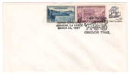 United States Postage Stamps - #  734 - # 783 - # 2263 - Anaheim Cover Expo - 150 Years Oregon Trail - Event Cover