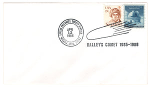 United States Postage Stamps - #  966 - # 1859 - Halley's Comet - Event Cover - Kansas