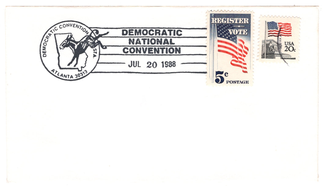 United States Postage Stamps - # 1249 - # 1894 - Democratic National Convention - Event Cover