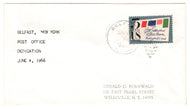 United States Postage Stamps - # 1310 - Belfast, New York Post Office Dedication - Event Cover