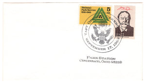 United States Postage Stamps - # 1313 - # 2218i - Taft Opening Ceremonies, Cincinnati, Ohio - Event Cover