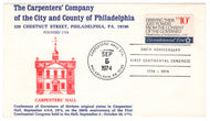 United States Postage Stamps - # 1545 - Carpenters Hall, Philadelphia - Event Cover