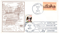 United States Postage Stamps - # 1596 - 1726 - 200th Anniversary of the Articles of Confederation Adopted - Event Cover