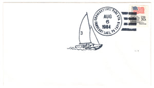 United States Postage Stamps - # 1895 - Conneaut Lake, Pennsylvania - Event Cover - August 6, 1984