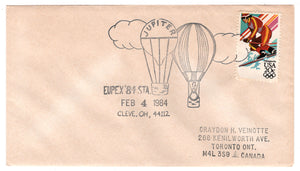 United States Postage Stamps - # 2068 - EUPEX 84 Cleveland, Ohio - Event Cover