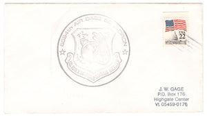 United States Postage Stamps - # 2114 - 6594th Air Base Squadron - Event Cover