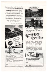Delta Cruise Line Vintage Ad - (The Sun, The Sand and Uruguay) # 8 - 1950's