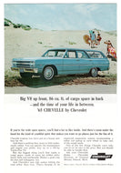 Chevell by Chevrolet 1965 Wagons - Vintage Ad - (350 Horse Power Turbo Fire V8) # 5 - General Motors Company 1965