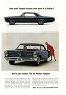 Pontiac 1965 Tempest - Vintage Ad - (The Year of the Quick Wide-Tracks) # 35 - General Motors Company 1965
