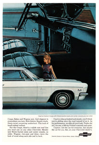 Caprice by Chevrolet 1966 - Vintage Ad - (Caprice Custom Coupe) # 39 - General Motors Company 1966
