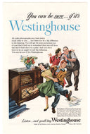 Westinghouse Radio Phonographs Vintage Ad - (Stereo Console) # 78 - 1960's