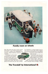 Travell Station Wagon - Vintage Ad - (Family Room on Wheels) # 89 - International Harvester Company 1960's