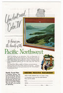 Pacific Northwest - Union Pacific Railway Vintage Ad - (City of Portland) # 123 - 1960's