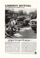 Liberty Mutual Insurance - Vintage Ad (If Only I Had Obeyed the Stop Sign) - # 127 - 1960's