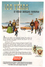 Load image into Gallery viewer, American Fore Insurance - Vintage Ad (100 Years of Insurance) Continental Insurance Companies - # 133 - 1953
