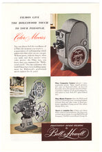 Load image into Gallery viewer, Bell and Howell Camera&#39;s - Vintage Ad (Colour Movies &amp; Projector) - # 137 - 1960&#39;s

