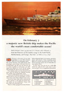 P&O Orient Cruise Lines Vintage Ad - (Run Away to the Sea) # 165 - 1960's