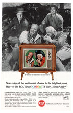 Load image into Gallery viewer, RCA Colour TV Vintage Ad - (Featuring the Cast of Bonanza) # 191 - 1960&#39;s
