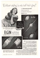 Elgin Watches with Rosalind Russell Vintage Ad - # 225 - 1960's