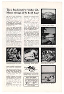 Matson Cruise Line Vintage Ad - (Take a Beachcomber's Holiday with Matson through all the South Seas) # 273 - 1960's