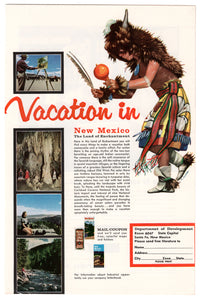 New Mexico Vacation, USA Vintage Ad - (Land of Enchantment) # 274 - 1960's