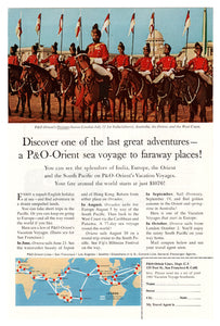 P&O Orient Cruise Lines Vintage Ad - (Vacation Voyages) # 292 - 1960's