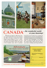 Load image into Gallery viewer, Adventures along the Trans-Canada Highway Vintage Ad - (Canada - A Wonderful World at Your Doorstep) # 309 - 1960&#39;s

