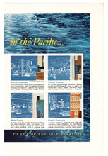 Load image into Gallery viewer, American President Cruise Lines Vintage Ad - (SS President Roosevelt Maiden Voyage to the Orient) # 390 - 1962
