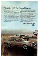 Ford Lincoln 1980 Versailles - Vintage Ad - (The Personal Lincoln) # 402 - Ford Motor Company 1980