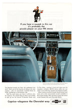 Load image into Gallery viewer, Caprice by Chevrolet - Vintage Ad - (Caprice Custom Coupe) # 408 - General Motors Company 1960&#39;s
