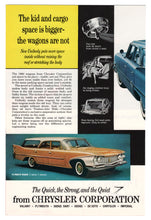 Load image into Gallery viewer, Chrysler Station Wagons for 1960 - Vintage Ad - # 414 - Chrysler Corporation 1960
