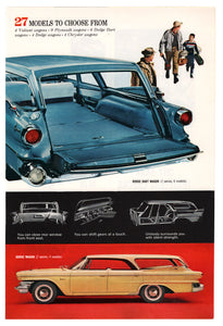 Chrysler Station Wagons for 1960 - Vintage Ad - # 414 - Chrysler Corporation 1960