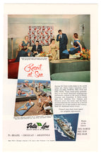 Load image into Gallery viewer, Delta Cruise Line Vintage Ad - (Resort at Sea to Brazil, Uruguay and Argentina) # 448 - 1960&#39;s
