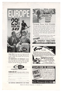 Douglas DC-8 Jet Vintage Ad - (Finest in Jet Flight) # 456 - 1960's