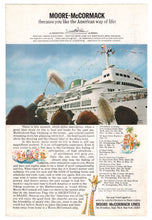 Load image into Gallery viewer, Moore-McCormack Cruise Lines Vintage Ad - (Cruising on the SS Argentina) # 469 - 1960&#39;s
