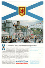 Load image into Gallery viewer, Nova Scotia, Canada Vacation Vintage Ad - (Canada&#39;s Ocean Playgroud) # 475 - 1960&#39;s
