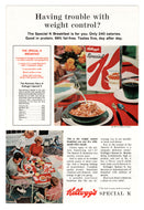 Kellogg's Special K Cereal - Vintage Ad - (Special K Breakfast) # 479 - 1965