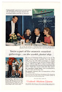 United States Cruise Lines Vintage Ad - (The World's Fastest Ship) # 481 - 1960's